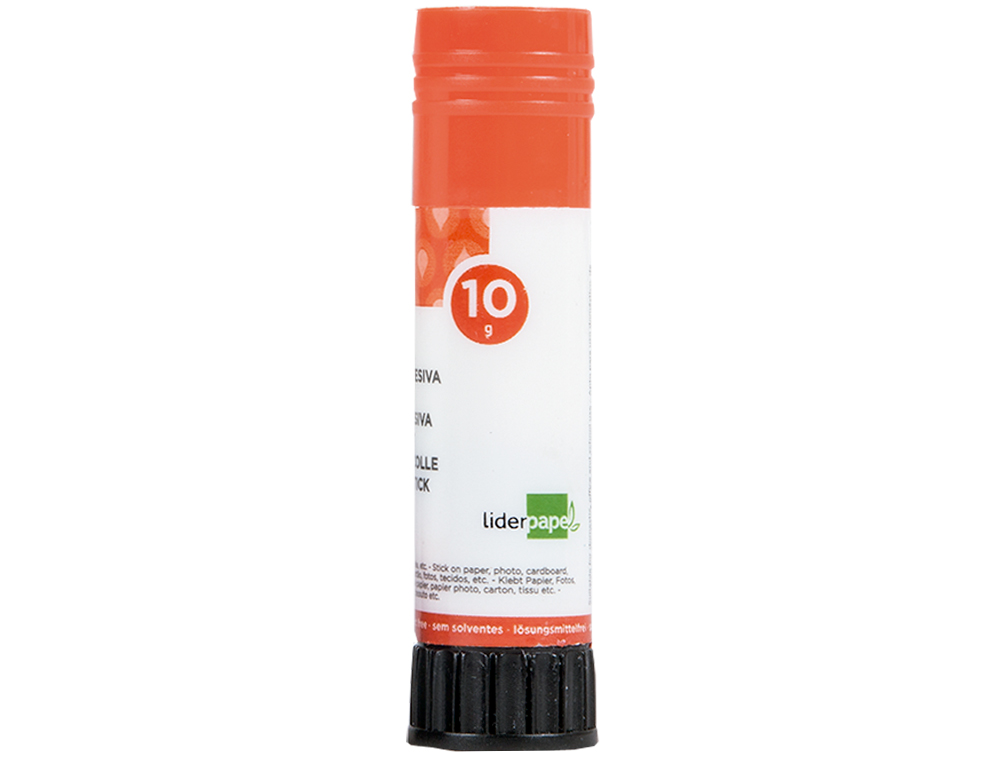 COLLE BLANCHE LIDERPAPEL ADHSIF HAUTE QUALIT GLISSEMENT MAXIMUM SCHAGE INSTANTAN UTILISATION SCOLAIRE BTON 10G