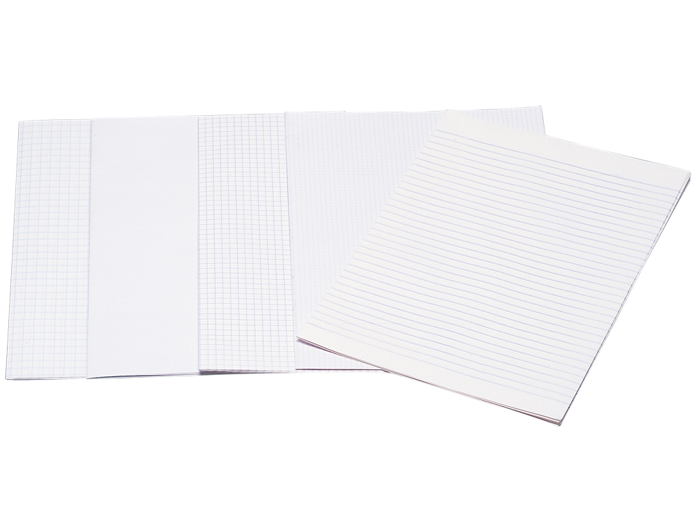 PAPIER CRITURE LIDERPAPEL 31X42.8CM OUVERT COPIE DOUBLE 60G/M2 QUADRILLAGE 8MM COLORIS BLANC PAQUET 250F
