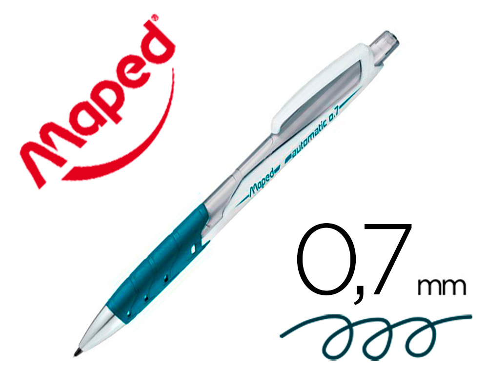 PORTE-MINE MAPED  BLACK PEPS AUTOMATIC 0.7MM COLORIS BLEU