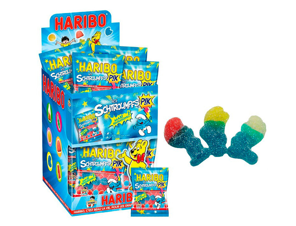 GELI HARIBO SCHTROUMPF PIK SCHT 40G/30
