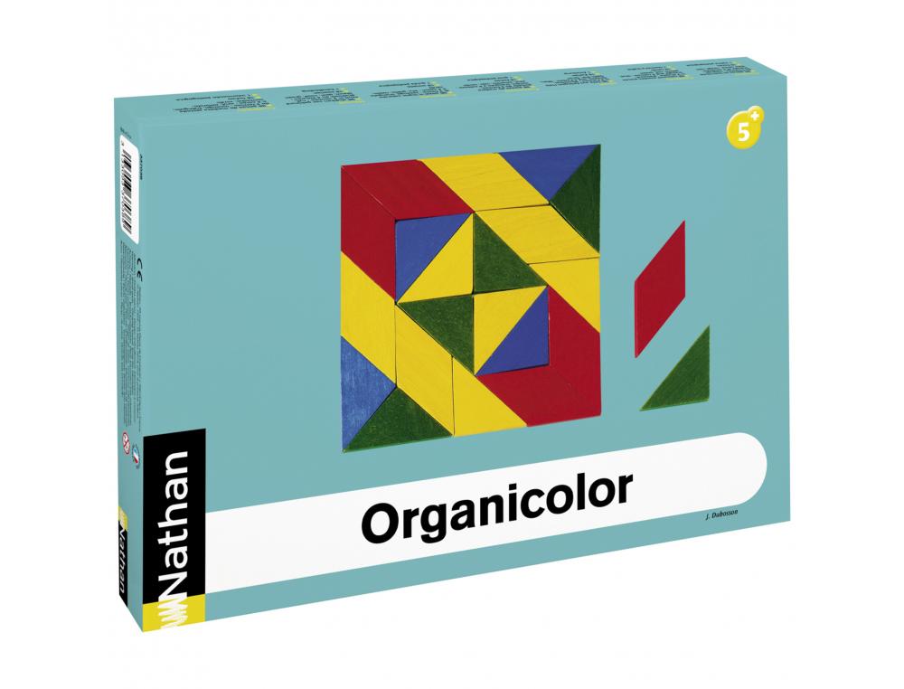 ORGANICOLOR NATHAN ATELIER D'ENTRAINEMENT POUR ORGANISER FORMES ET COULEURS DANS UN    ESPACE PLAN