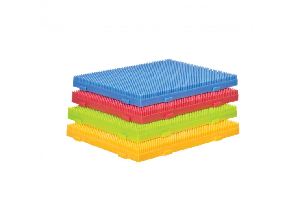 PLAQUES BRISTLE BLOCKS LAP JEU DE CONSTRUCTION 20X15 CM  4 PIECES