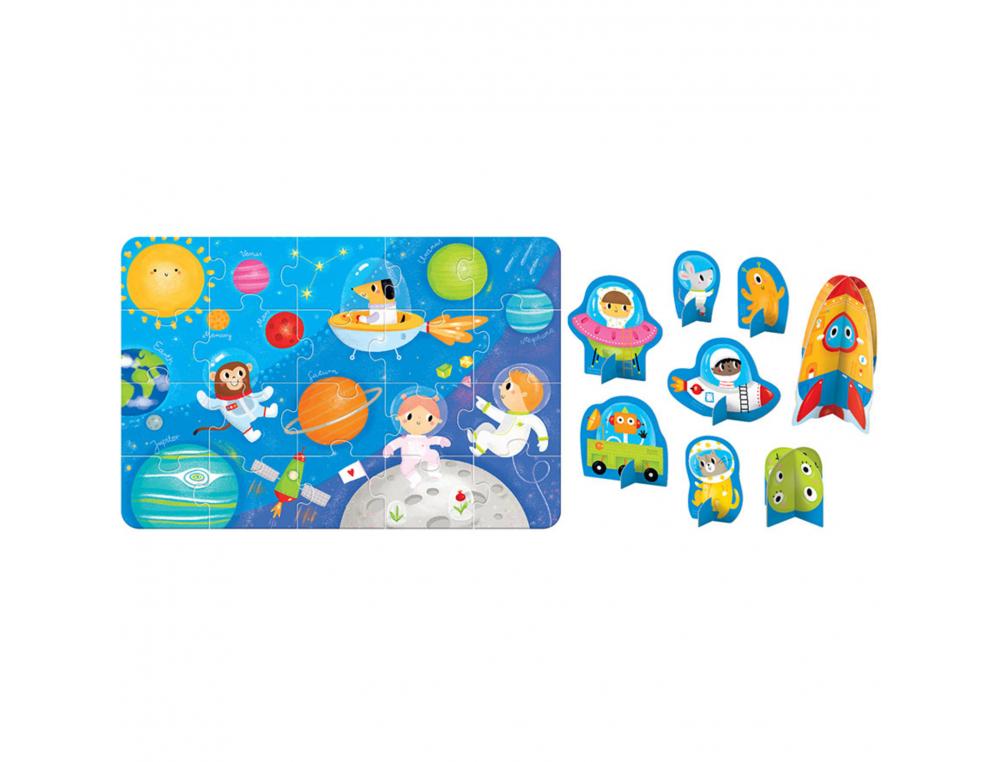 PUZZLES CARTON 20 PIECES BANANA PANDA L ESPACE 3D 1    PUZZLE DE 20 PIECES