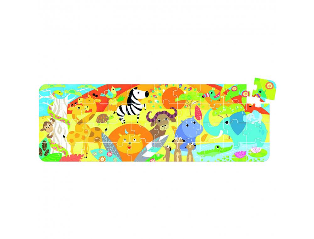 PUZZLES CARTON 30 A 40 PIECES BANANA PANDA LE SAFARI 40     PIECES