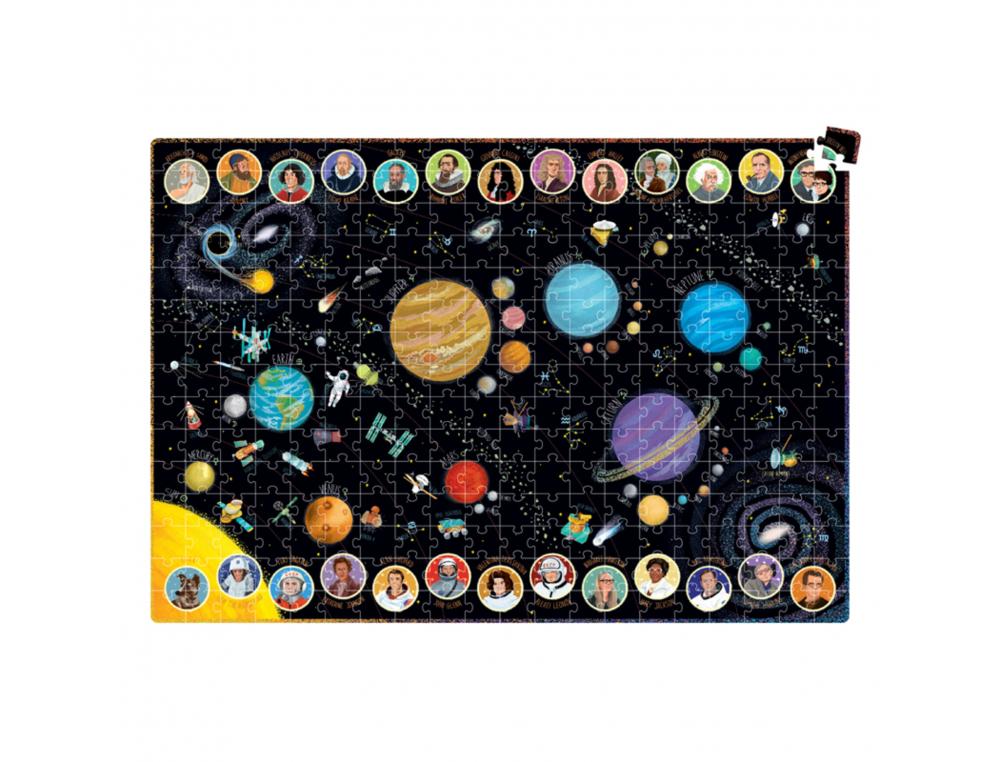 PUZZLES CARTON 300 PIECES BANANA PANDA LE SYSTEME       SOLAIRE 300 PIECES ET 1       POSTER PEDAGOGIQUE