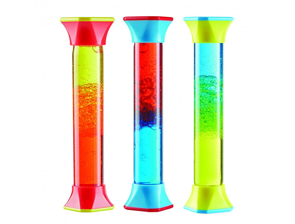 BESOINS SPECIFIQUES MATERIELS PEDAGOGIQUES HAND2MIND TUBES  SENSORIELS COLORMIX 3 TUBES