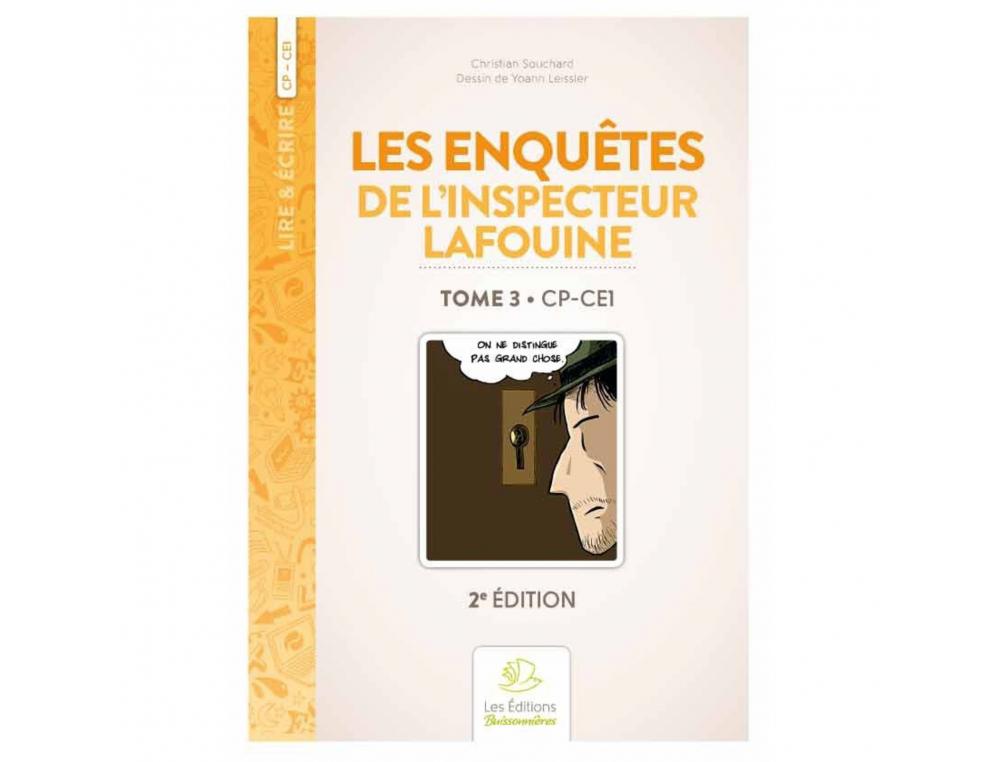 FICHIERS DE LECTURE BUISSONNIERES LES ENQUETES DE L'INSPECTEUR LAFOUINE VOLUME  3 70 PAGES
