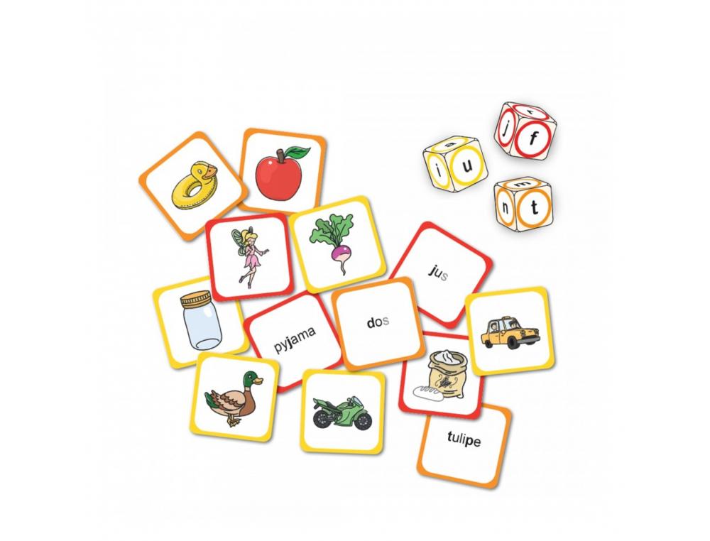 FRANCAIS JOUER AVEC LES LETTRES AB LUDIS DENOMINO     NIVEAU CP CE1 120 CARTES 3    DES 2 A 6 JOUEURS