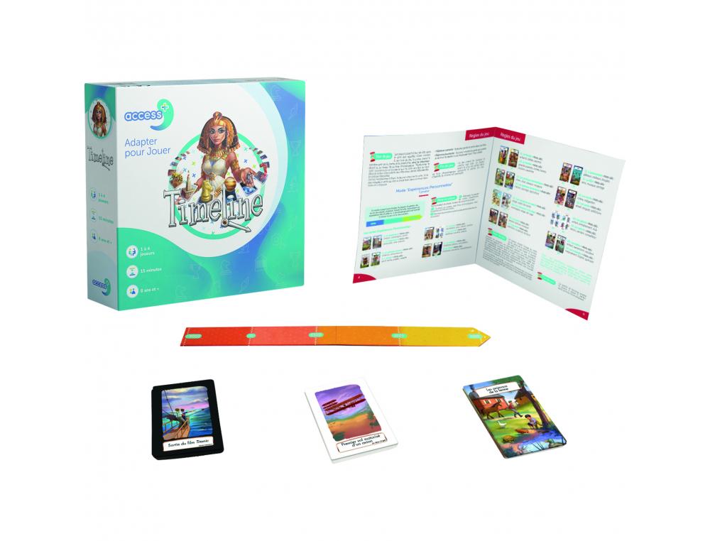 GAME ACCESS  ZYGOMATIC TIMELINE ACCESS 48 CARTES     EVENEMENT 12 CARTES           EXPERIENCES PERSONNELLES 4