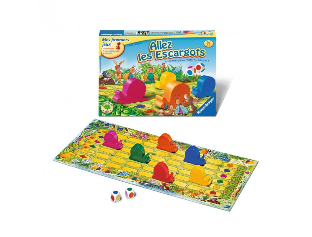 JEU DE SOCIETE ALLEZ LES ESCARGOTS RAVENSBURGER