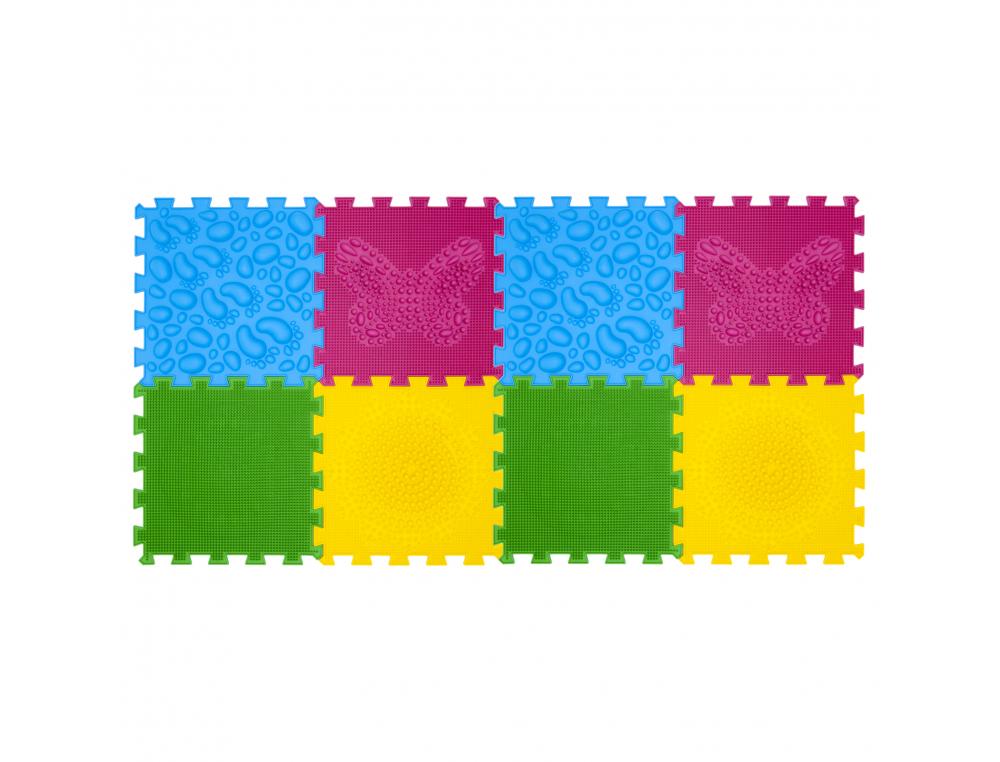 DALLES SENSORIELLES ACHOKA 25X25 CM 8 DALLES ASSORTIES   NUMERO 1