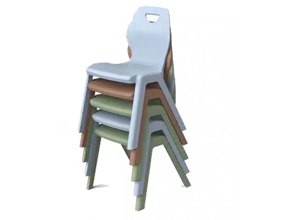 CHAISE MIRPLAY INA ERGONOMIQUEPP EMPILABLE ENFANT TAILLE 1  COLORIS ALEATOIRE LOT 5 UNITES