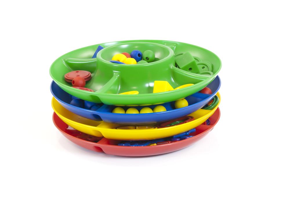 PLATEAU DE TRI MINILAND 5 COMPARTIMENTS 26 CM LOT DE 4  UNITES